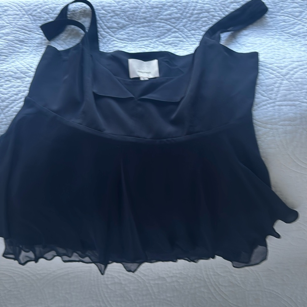New crepe navy top…Cinq a sept! Gorgeous